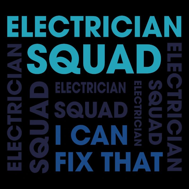 Electrician Squad Voltage Electro Worker