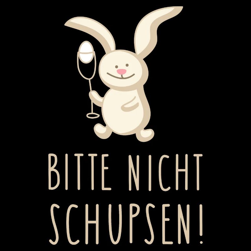Hase, Ei und Spruch