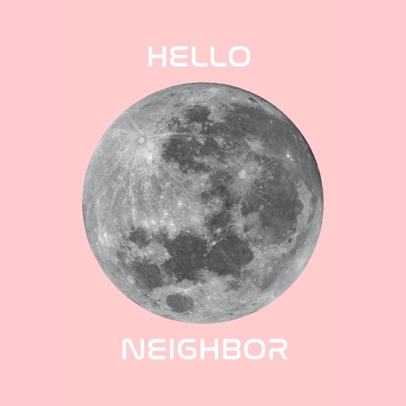 Salutations à notre objet céleste le plus proche - la lune!