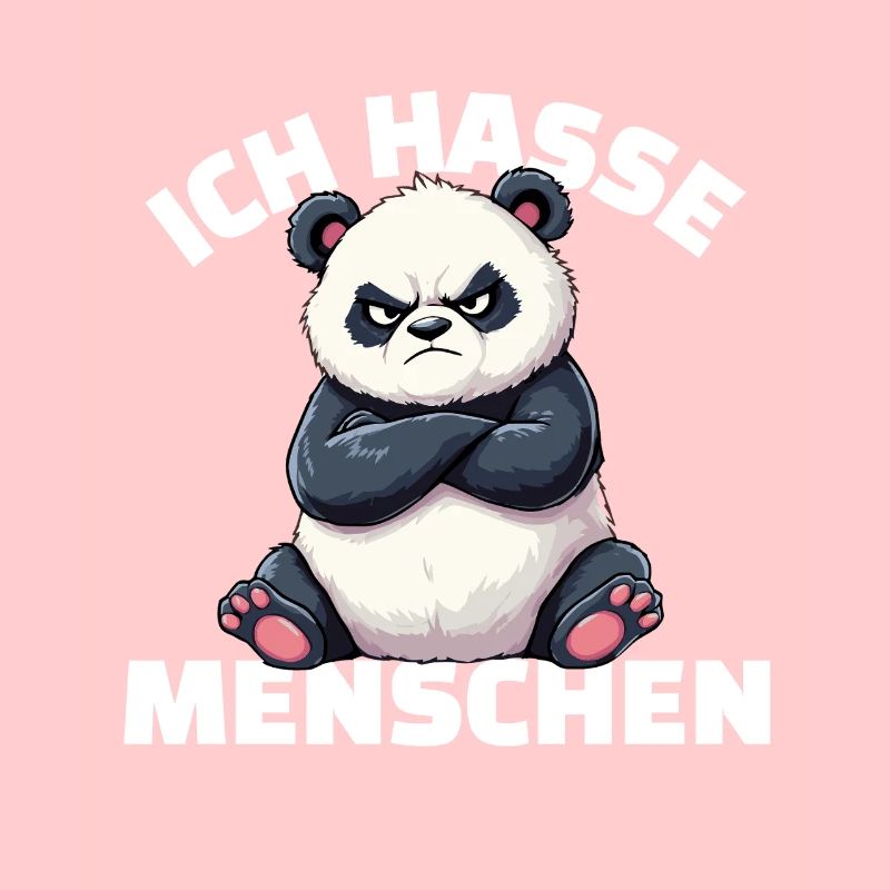 Grumpy Panda Hates People Design