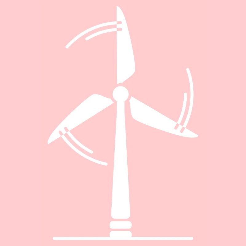 Silhouette d’éolienne