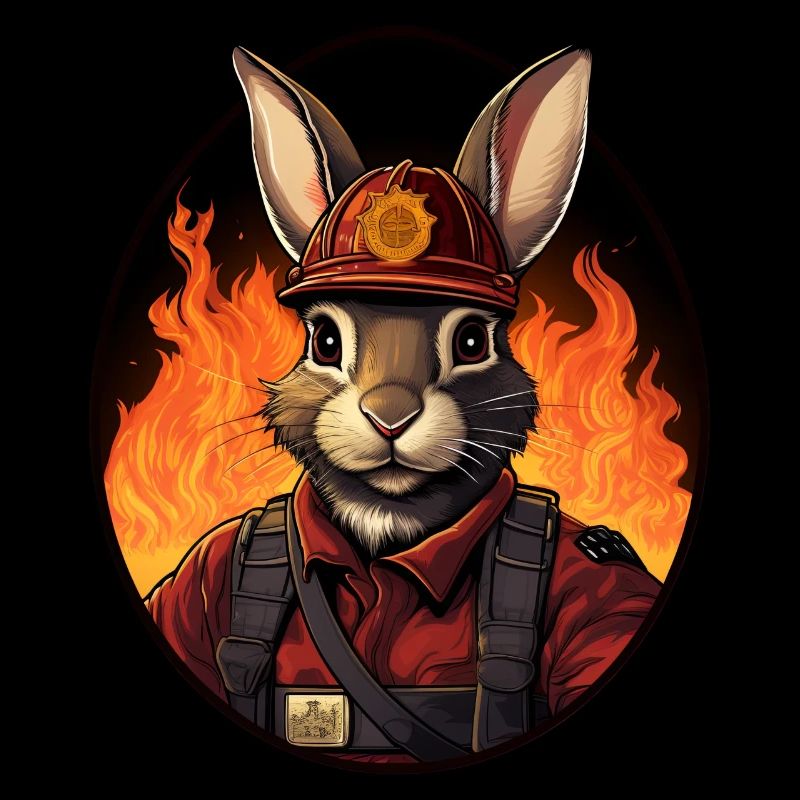 Lapin pompier