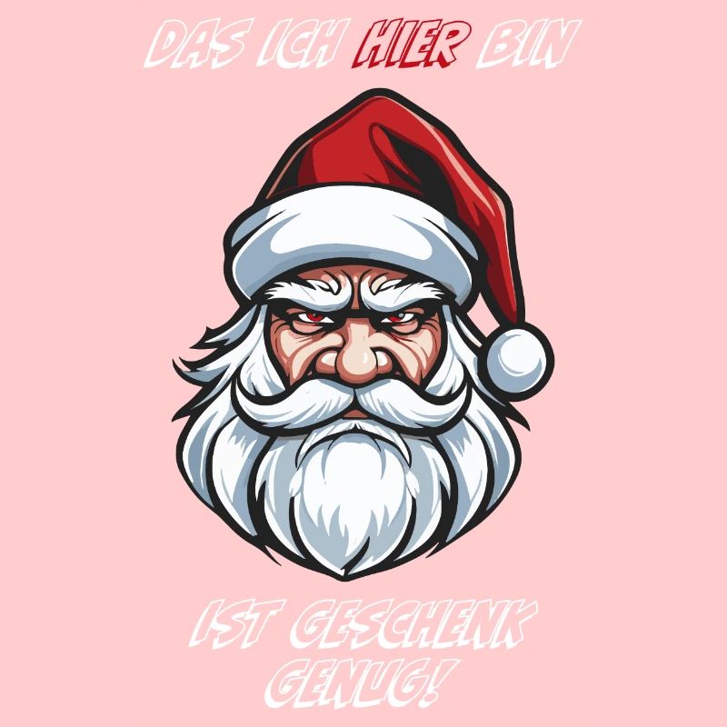 Genervter Weihnachtsmann