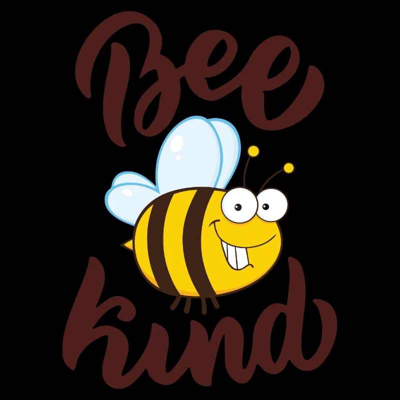 Lustige Biene Spruch Bee Kind