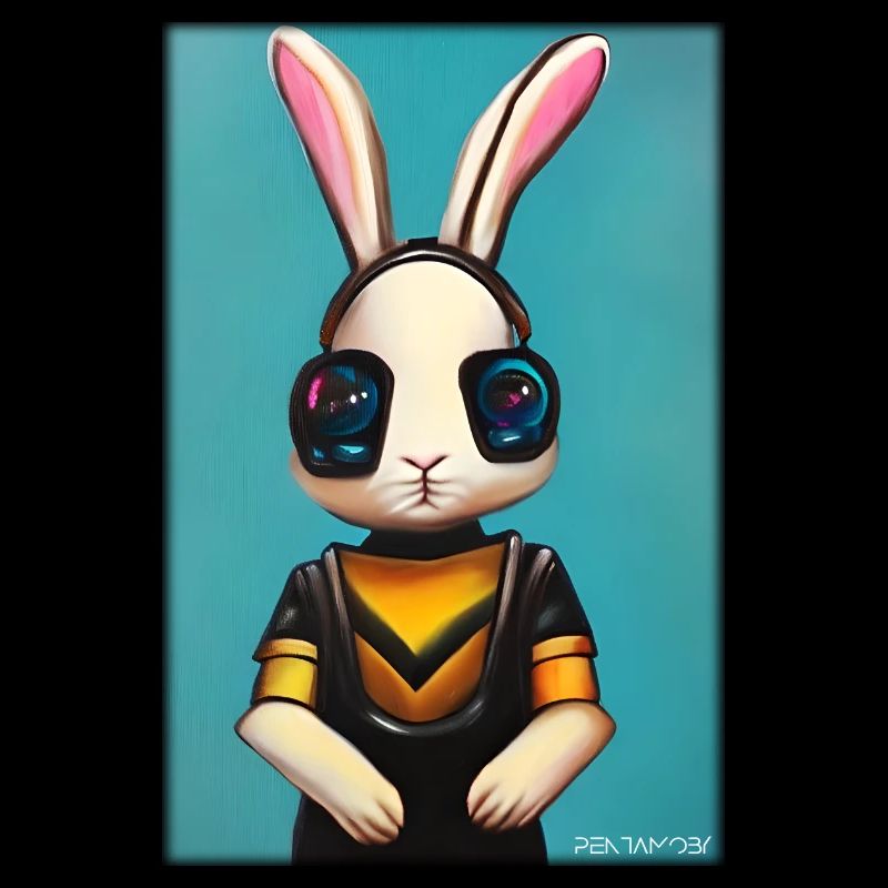 Easter Easter Cyber Future Sci-Fi Animal