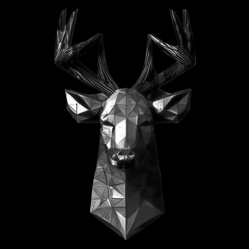 Polygon Design Hirsch Tierkopf
