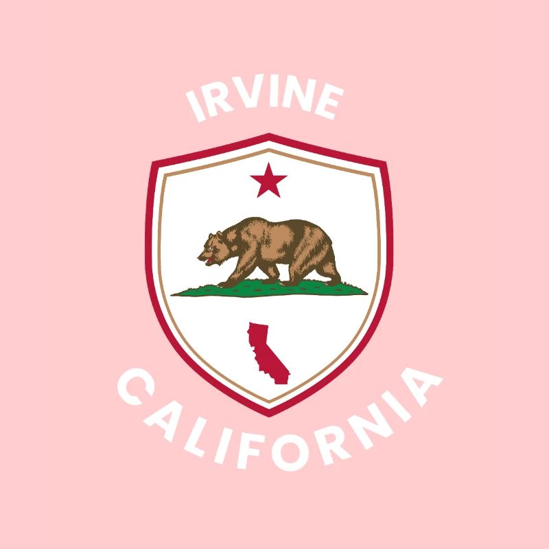 Irvine CA Bear Shield Emblem