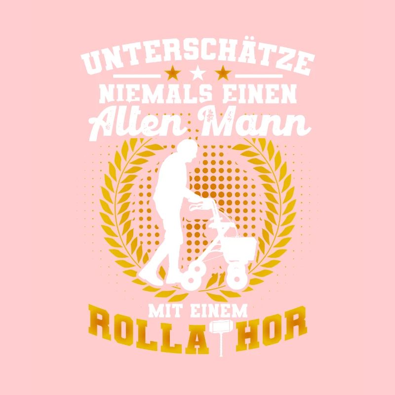 Alter Mann Mit Rollathor Rollator