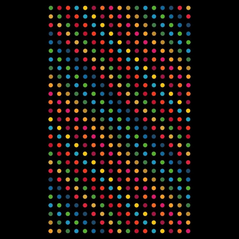 Conception de points colorés