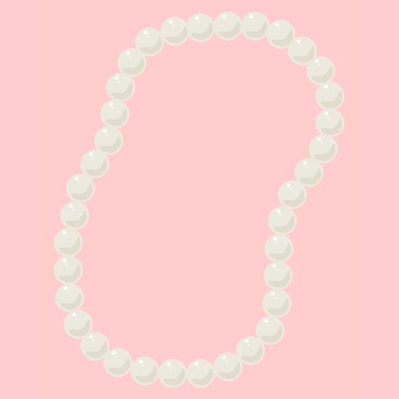 Conception élégante de collier de perles de perles