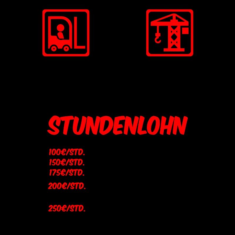 Stundenlohn | Bagger Baggerfahrer