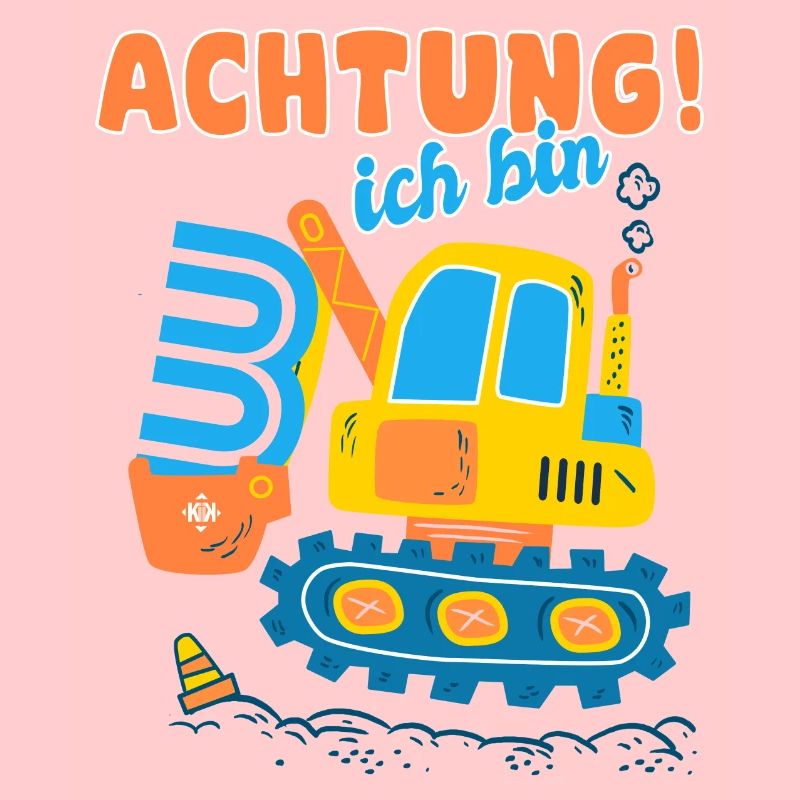 Ich bin 3 Geburtstag des Baggers, Geschenk 3