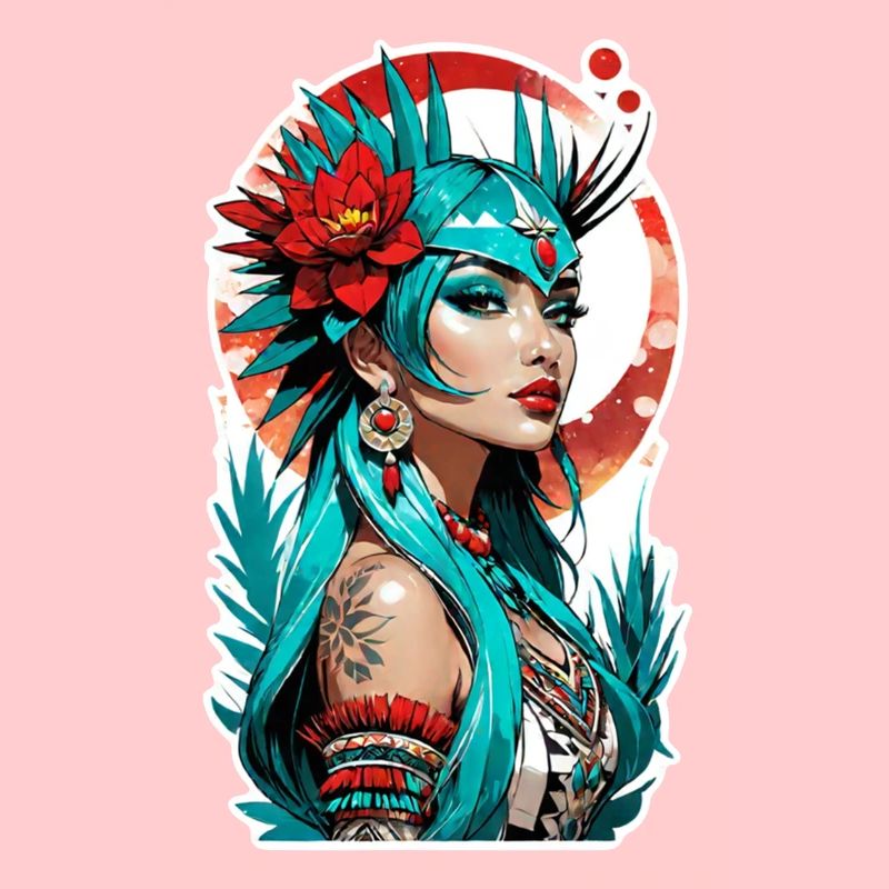 princesse indienne - aztek