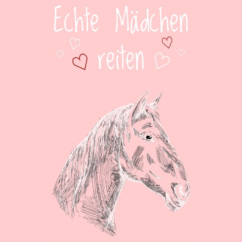 Echte Mädchen reiten. Pferd Pferdemädchen
