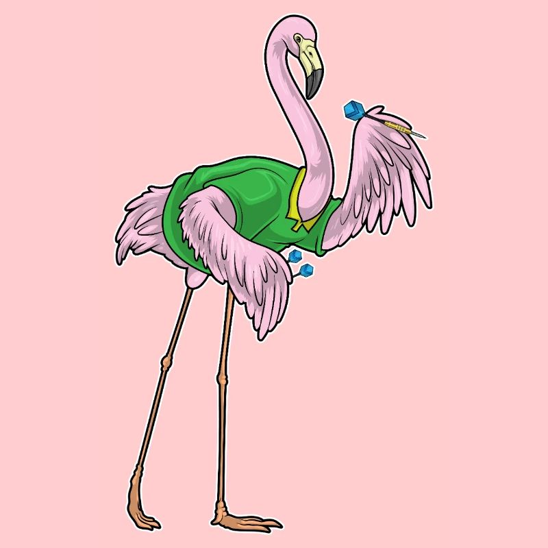 Flamingo Dart Dartpfeil
