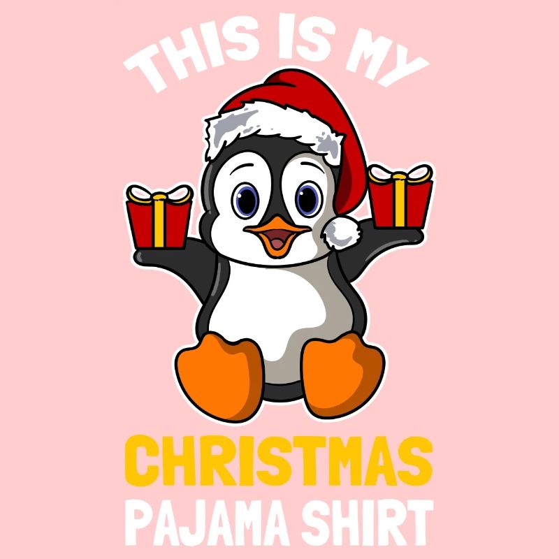 C’est ma chemise de pyjama de Noël Mignon Pingouin
