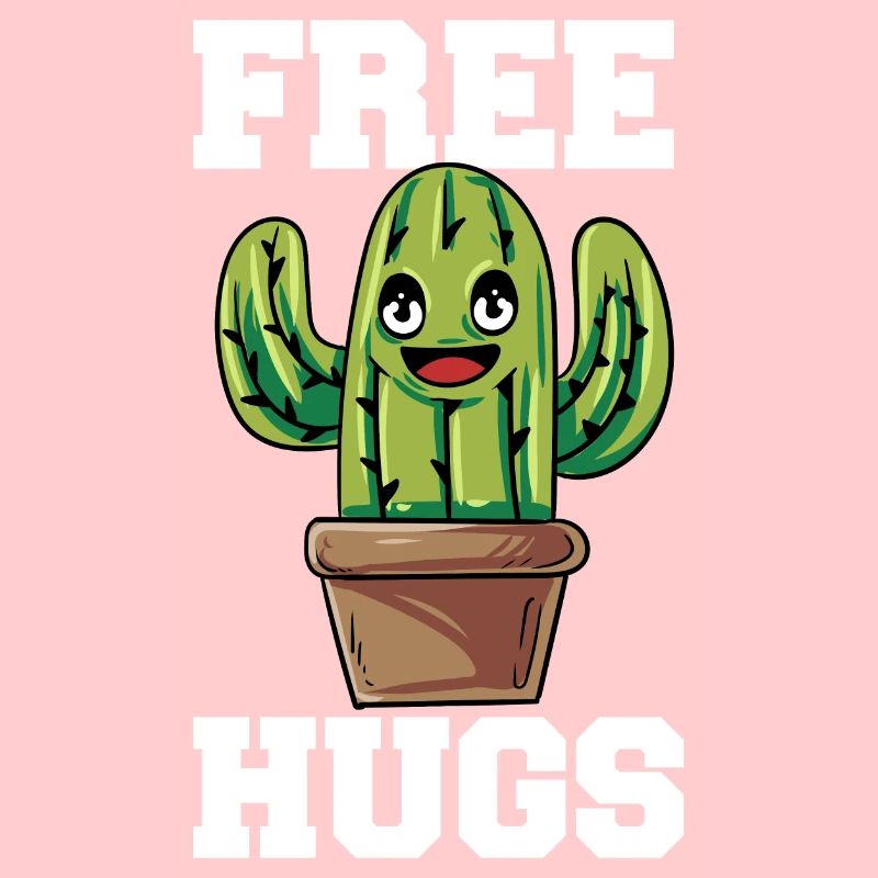 Funny Free Hugs Cactus Sarcastic Design