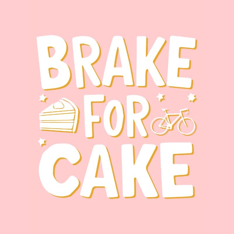 Gâteau de vélo sucré Conception de motivation