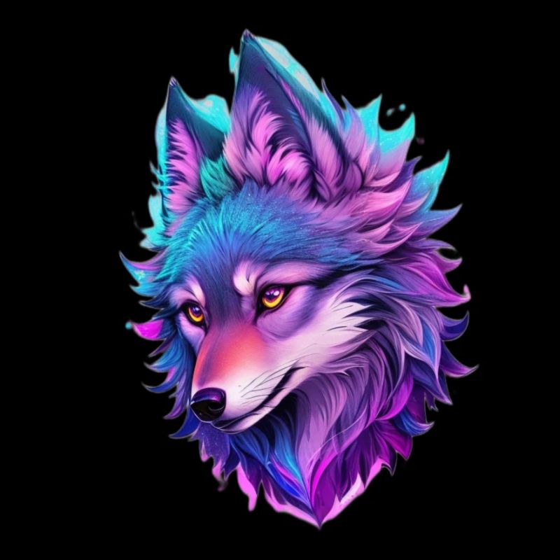 cute wolf head 4