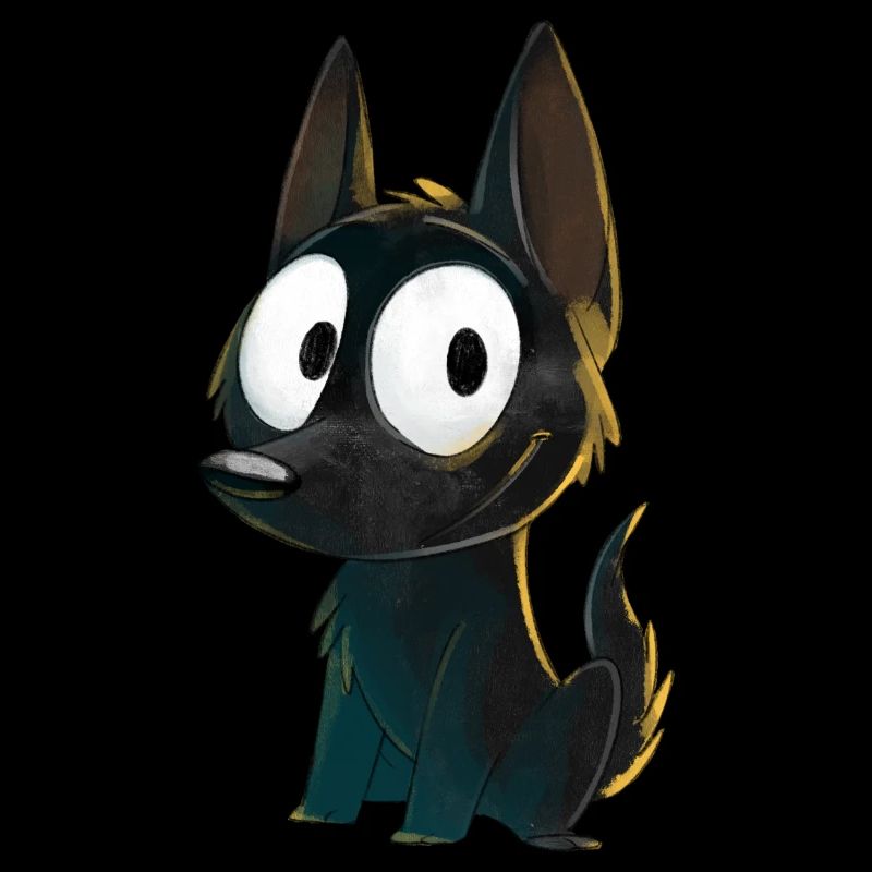 Schwarzer Kelpie