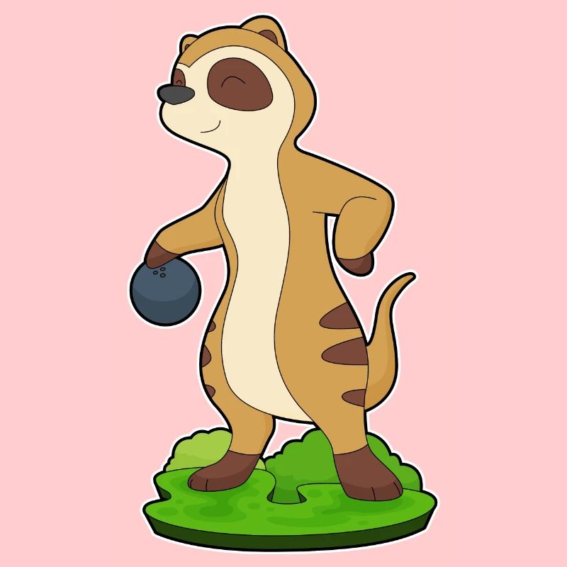 Erdmännchen Bowling Bowlingkugel