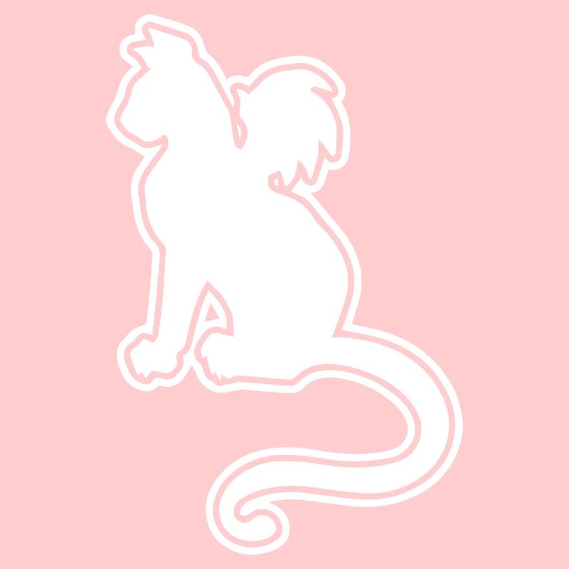 Fledermaus Katze Silhouette Halloween