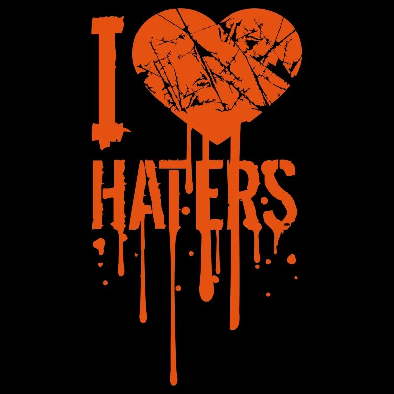 cool drop graffiti i love heart haters allowed v
