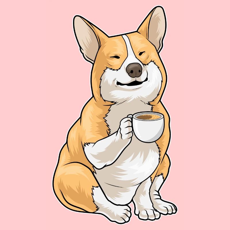Tasse à café Corgi