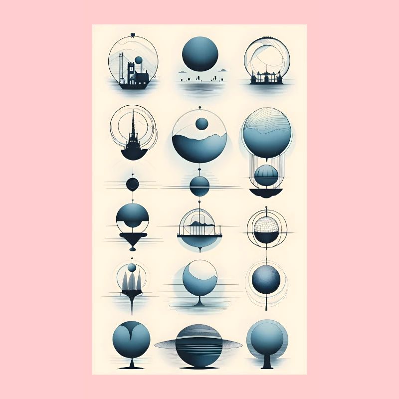 Versions des sphères géométriques