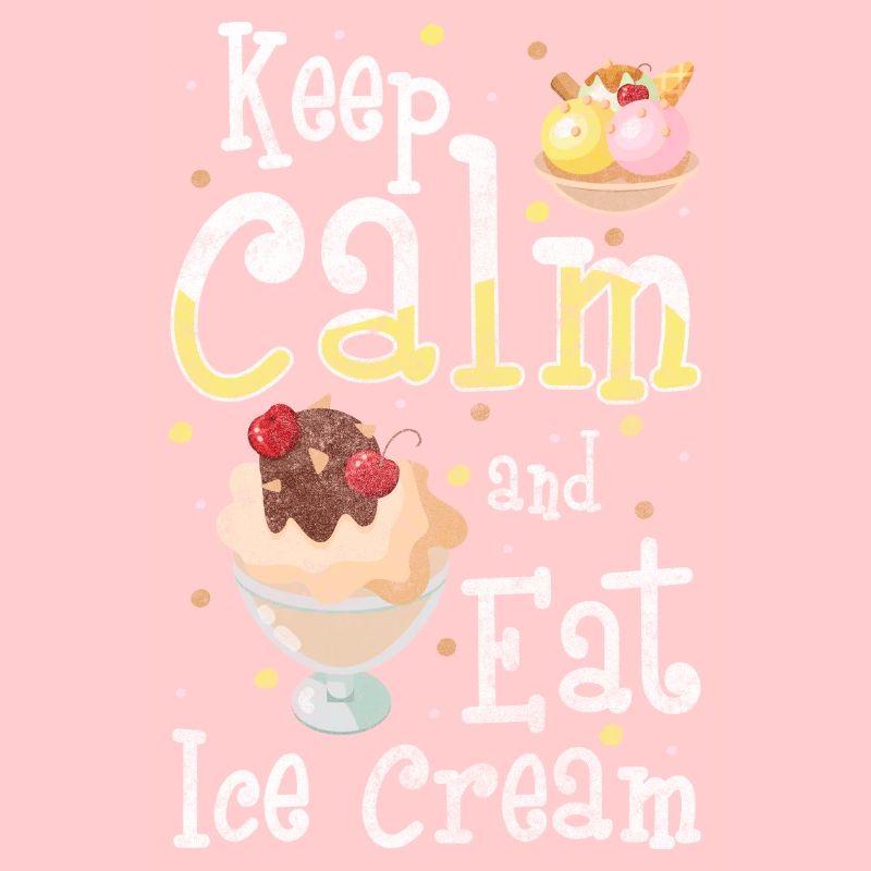 Softeis Kugel Strand Creme