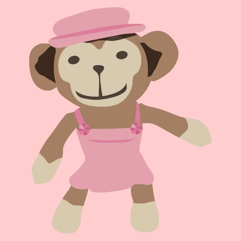 Madame singe Monkey rose