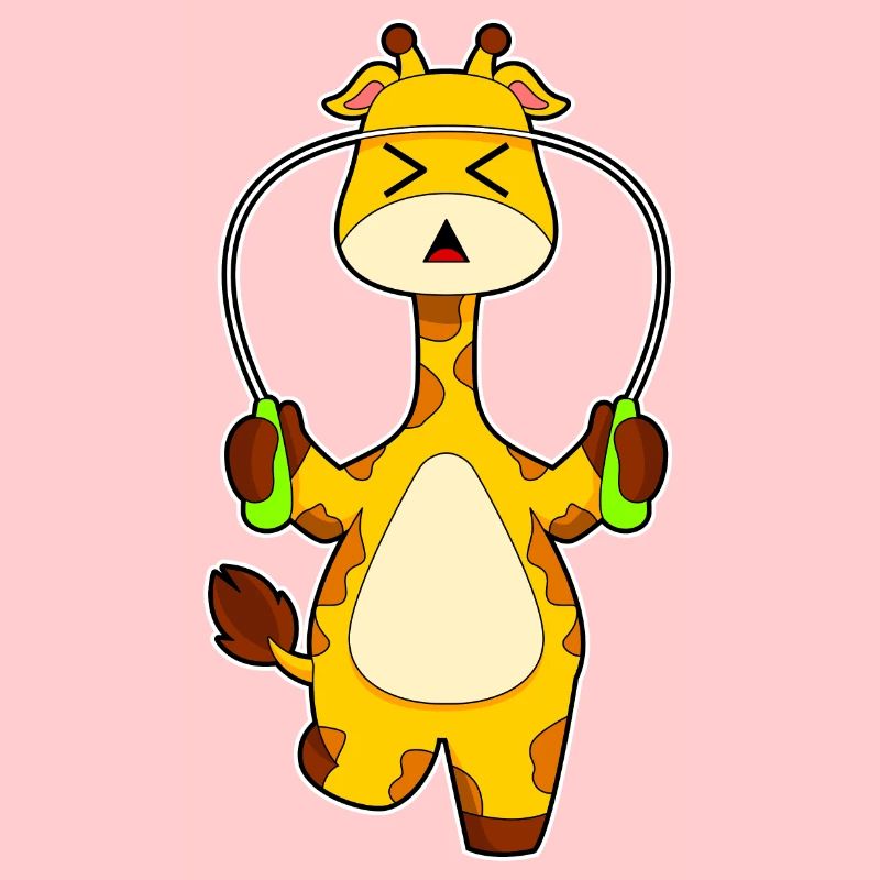 Giraffe Seilspringen Springseil