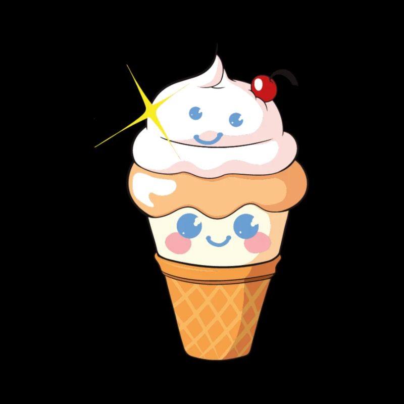 Mignonne Glace Joyeuse