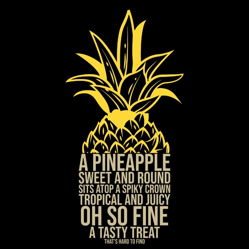 Pineapple Fruit Food Fruit Cooking Poem Gift