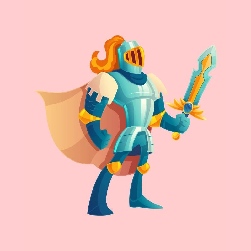 Chevalier avec épée