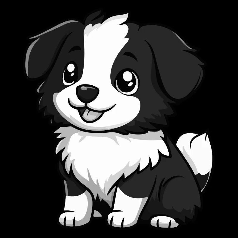 Border Collie Chien Comique Bébé