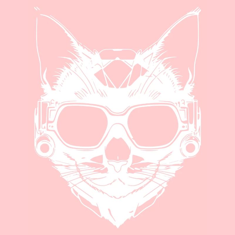 Chat de style steampunk