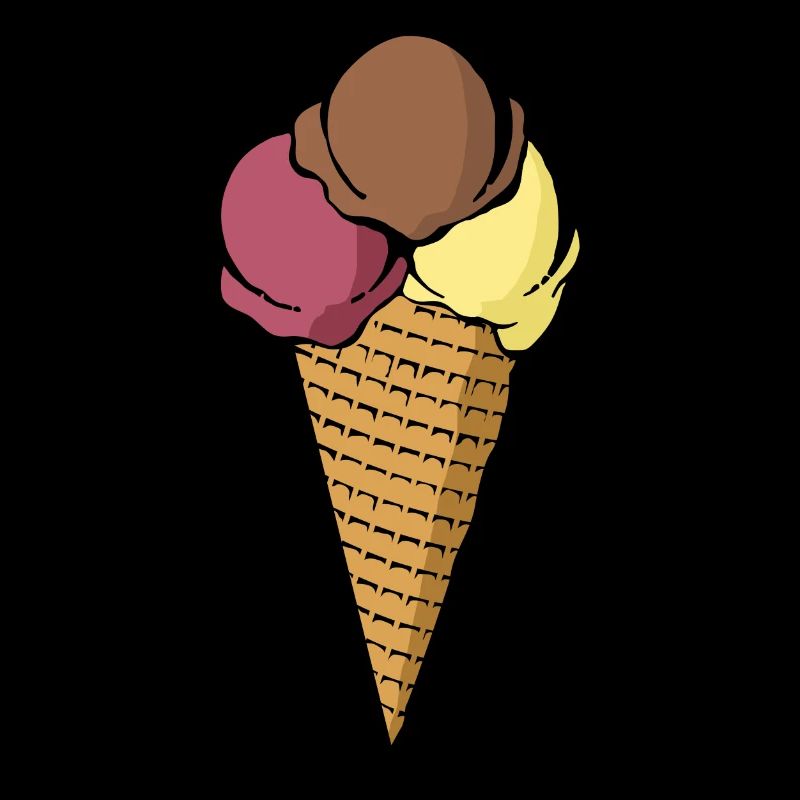 Cornet de crème glacée petit