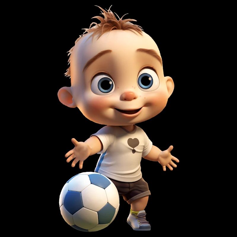 Fussballer Junge