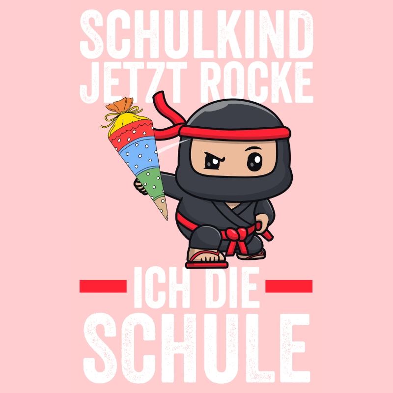 Schulkind Ninja Schulbeginn Geschenk