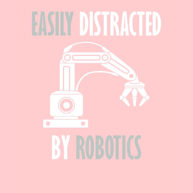 Abgelenkt von Robots Programming Coder Engineer