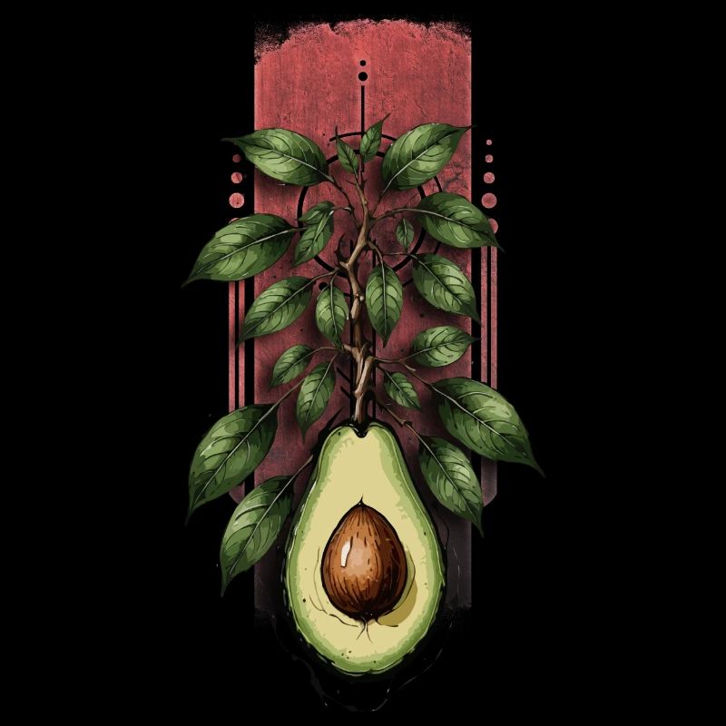 Germe d’avocat : arbre émergeant d’un avocat