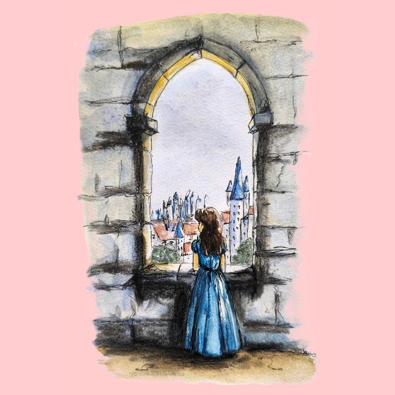 Fairytale Castle Window Dream