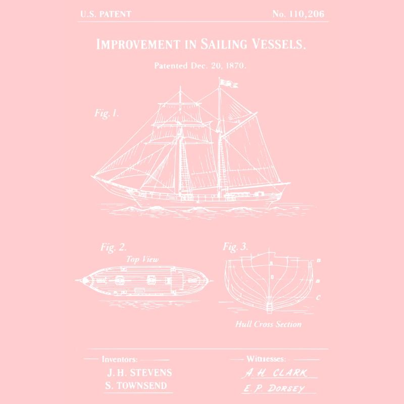 Plan de projet de navire à voile breveté