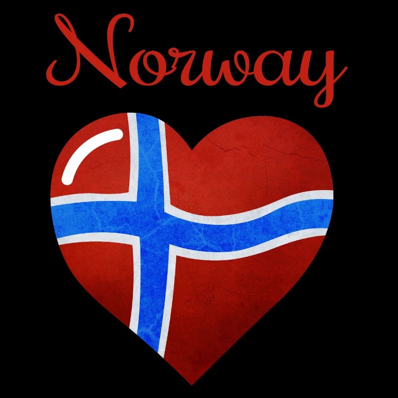 Le drapeau de la Norvège, drapeau des Norges