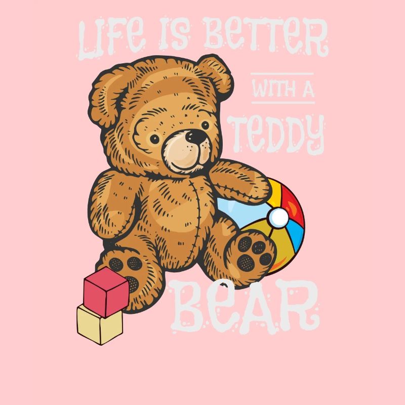Leben Ist Besser Mit Einem Teddybär Kuscheltier