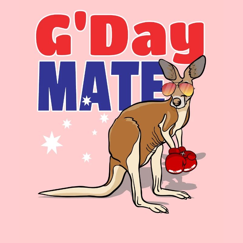 G'Day Mate Kangaroo Australia Welcome Gift