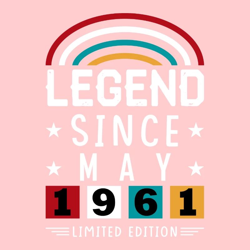 1961 Legend Since Geburtstag Geschenk Mai