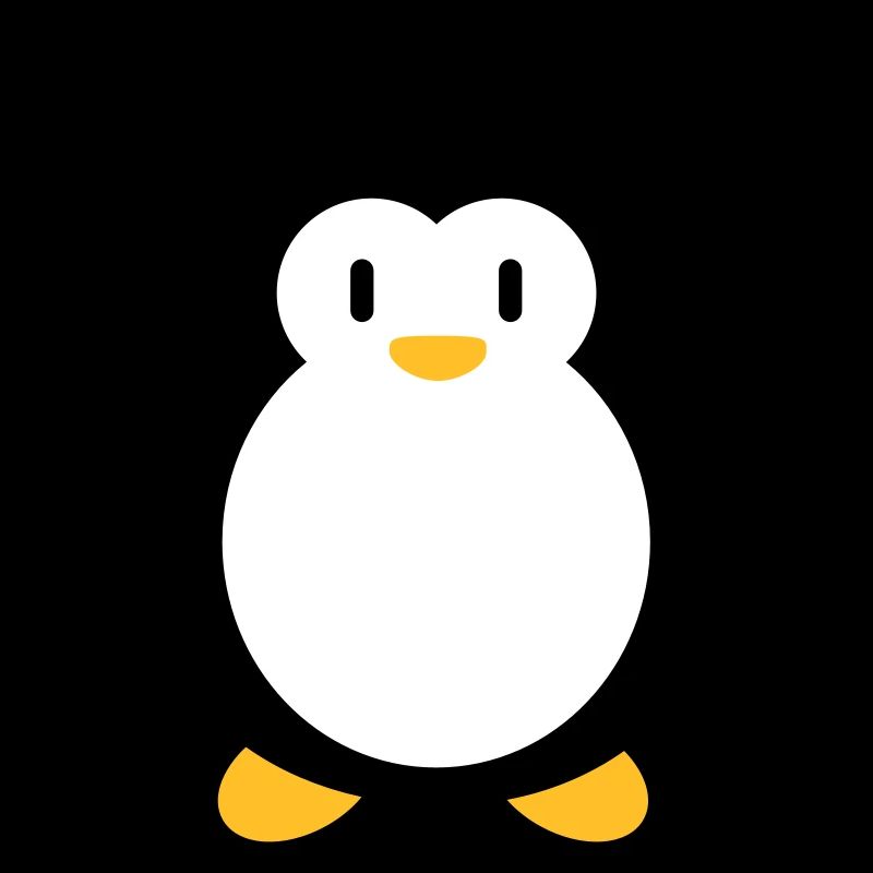 Kleiner süßer Pinguin