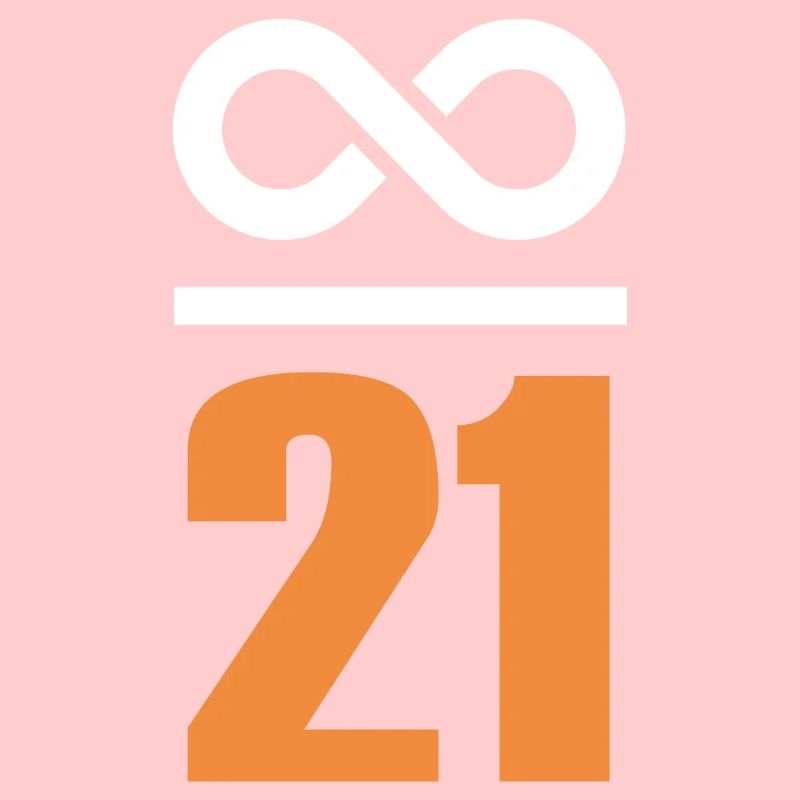 Infinite by 21 million Bitcoin